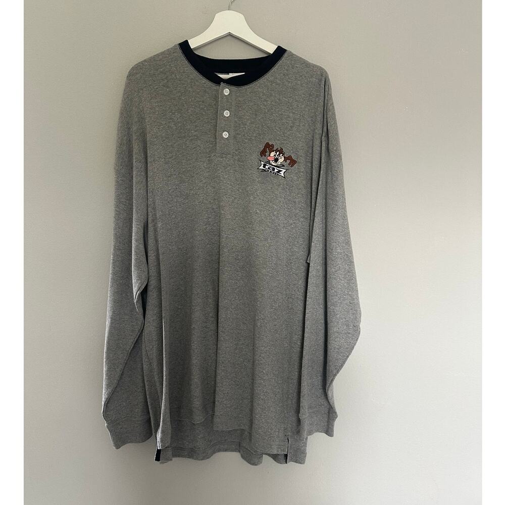 Vintage 90s Tasmanian Devil Long Sleeve Shirt size XXL - NWT